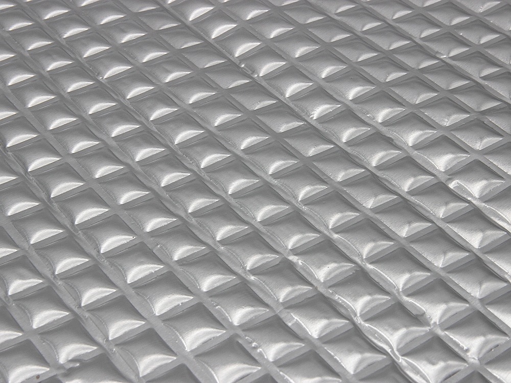 Mata wygłuszająca do samochodu auta BUTYLOWA 2mm samoprzylepna ROLKA 1m2 Grubość 2 mm