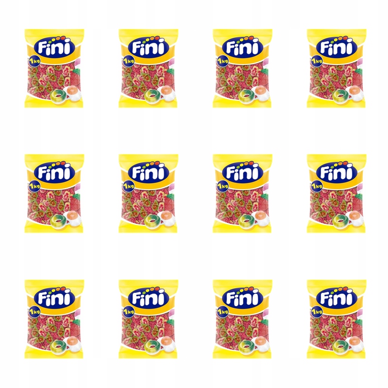 Fini Želé Bonbony MIX čarodějnic a ďábel 1 kg X12