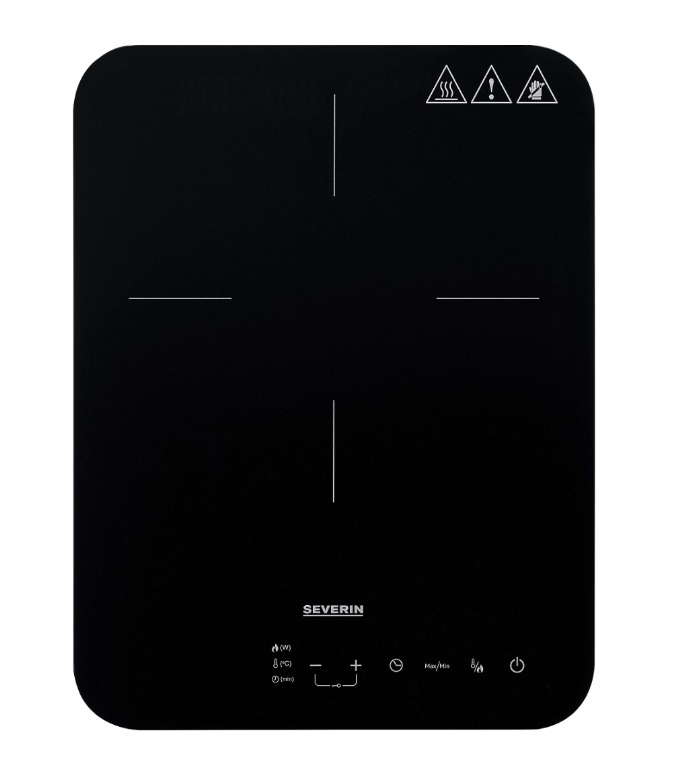 Płyta Indukcyjna 2000W 10 Poziomów Timer 60–240°C Czarna Severin KP1032