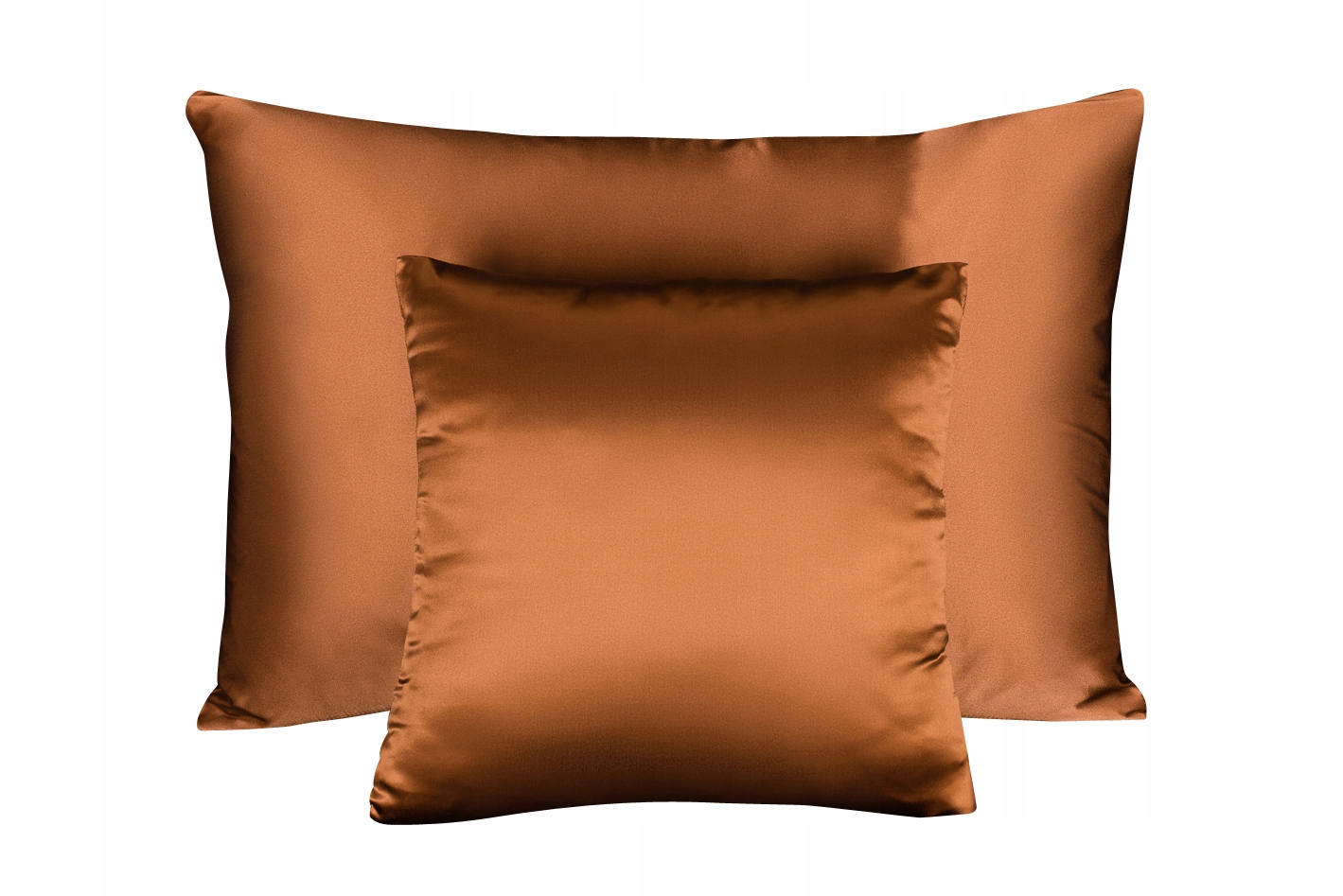 100 % Hodvábna obliečka na vankúš 40x60 Posteľná Bielizeň Light Copper Medená