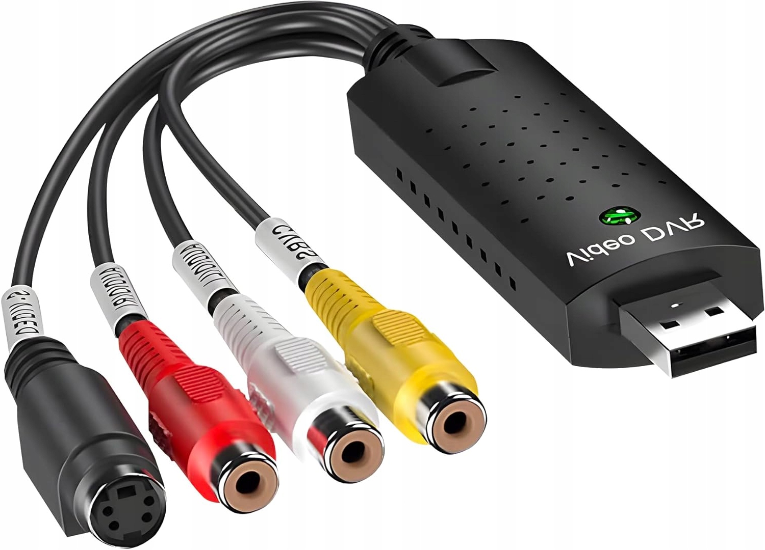 VIDEO AUDIO GRABBER DO VHS VCR EDYCJA I TRANSFER PLUG AND PLAY