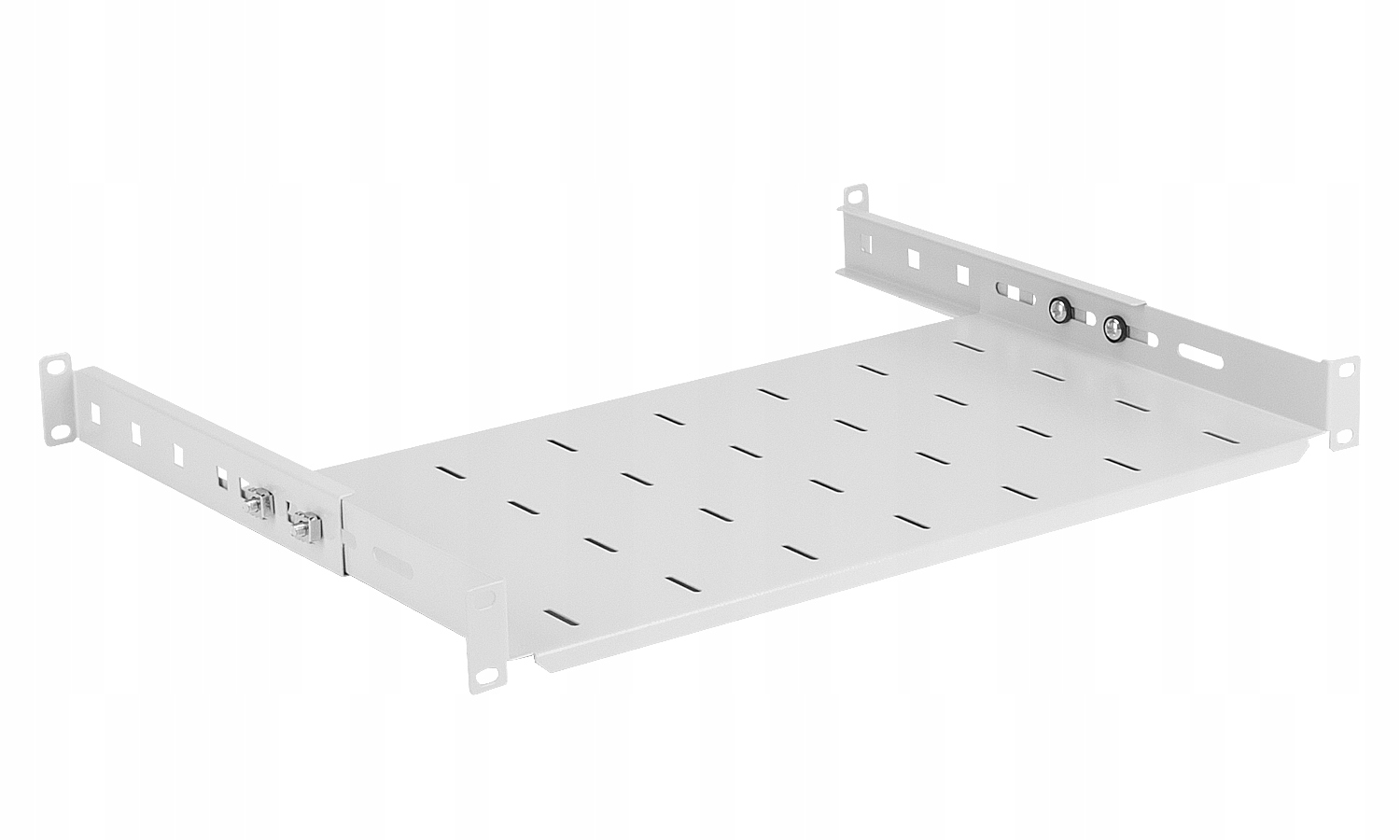 Półka Regulowana Do Szafy Rack 19" 1U 250 MM