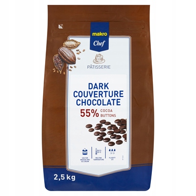 Levně Hrášek Hořká čokoláda 2,5 kg makro Chef