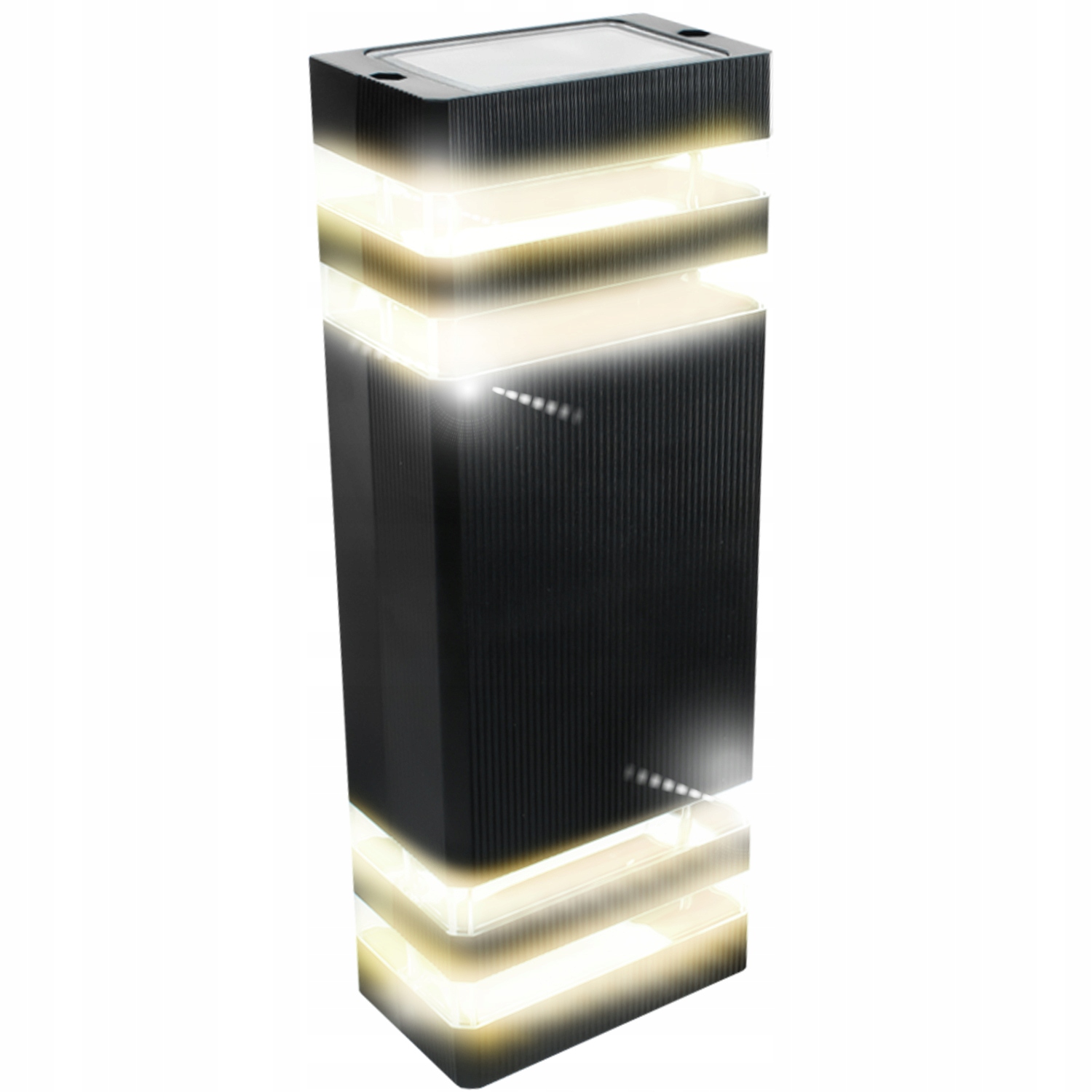 Venkovní nástěnná lampa Fasádní svítidlo Dekorativní hliník Horní/dolní část