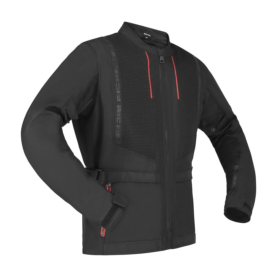Richa Motocyklová Bunda Monaco Mesh Wp Black M