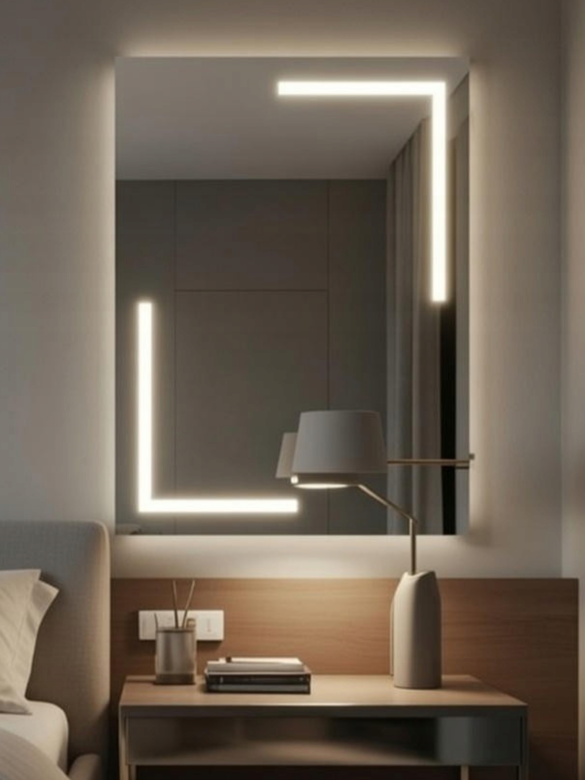 Led zrkadlo Via Lactea 60x60 cm Nástenné zrkadlo 3 Varianty Led Vyrobené v Pl