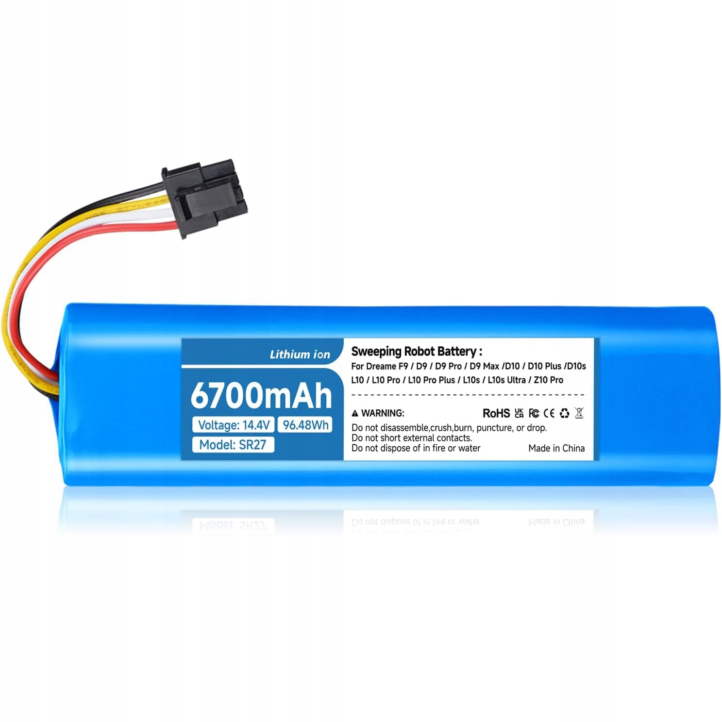 Bateria Zamienna 6700mAh do Odkurzaczy Xiao-mi Robo rock Dreame D9 D10