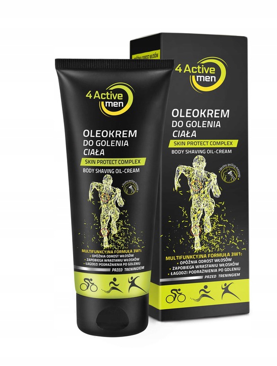 

4 Active Men Oleokrem Do Golenia Ciała 3W1 200ml
