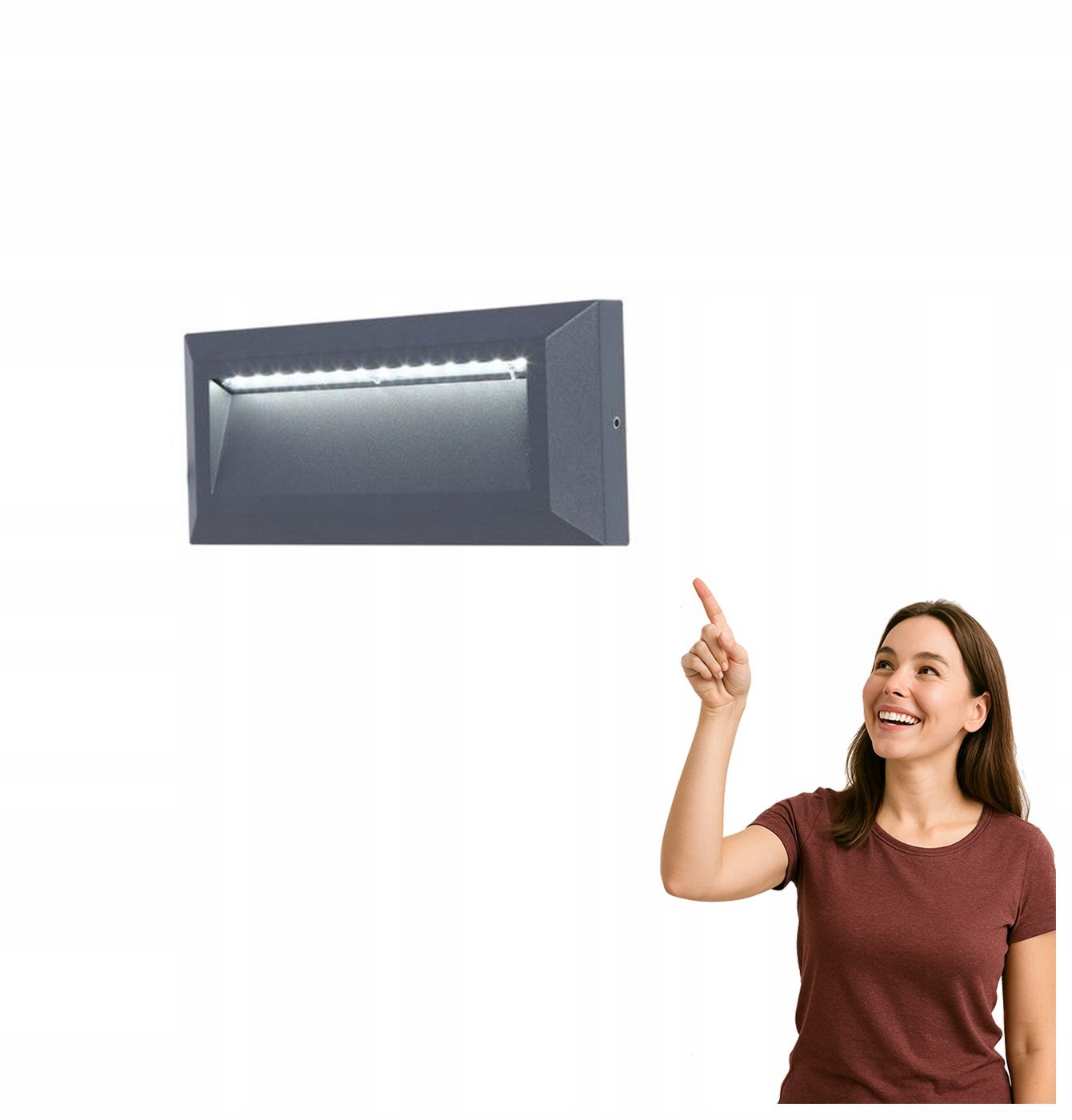Venkovní schodišťové Led svítidlo Helena 10W Lutec
