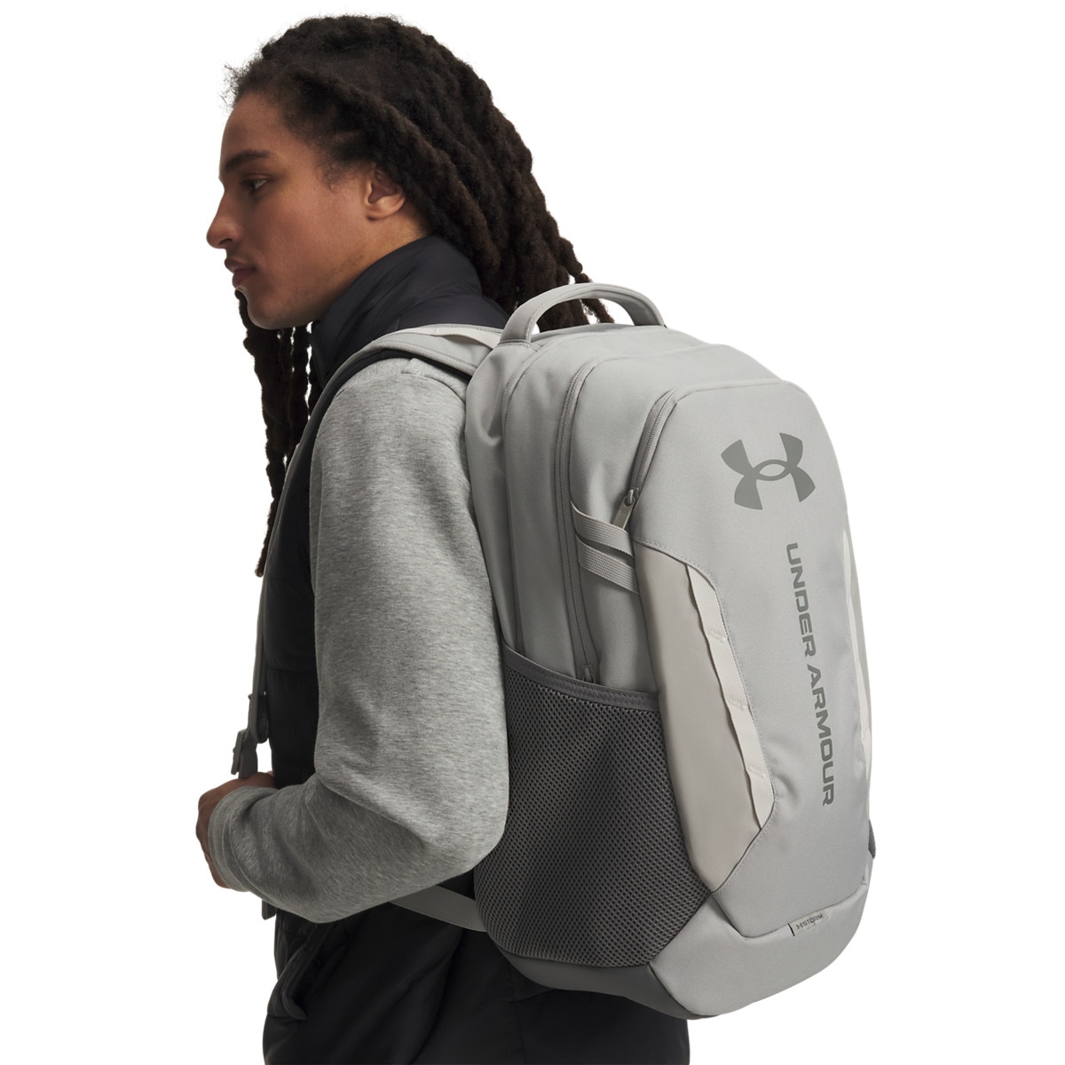 Plecak treningowy sportowy Under Armour Ua Hustle 6.0 Backpack Szary