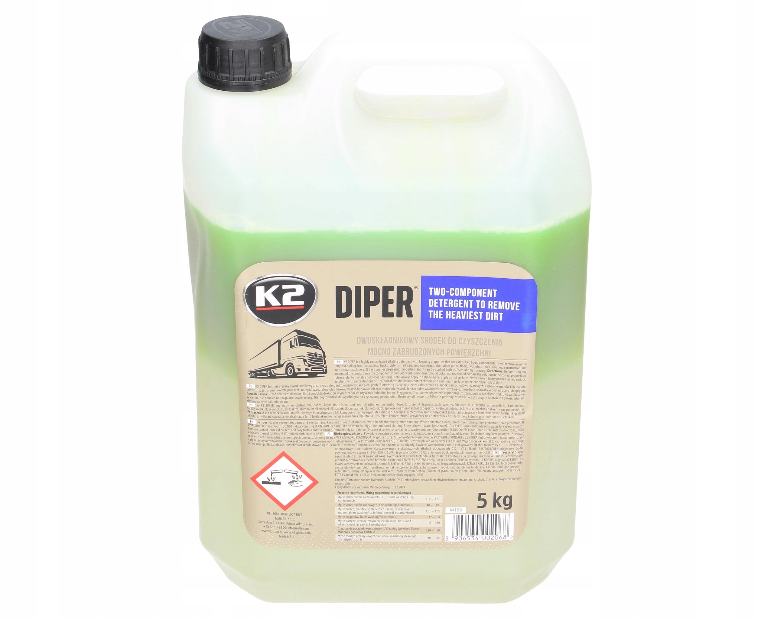 čistič povrchů 5kg Diper K2 M156