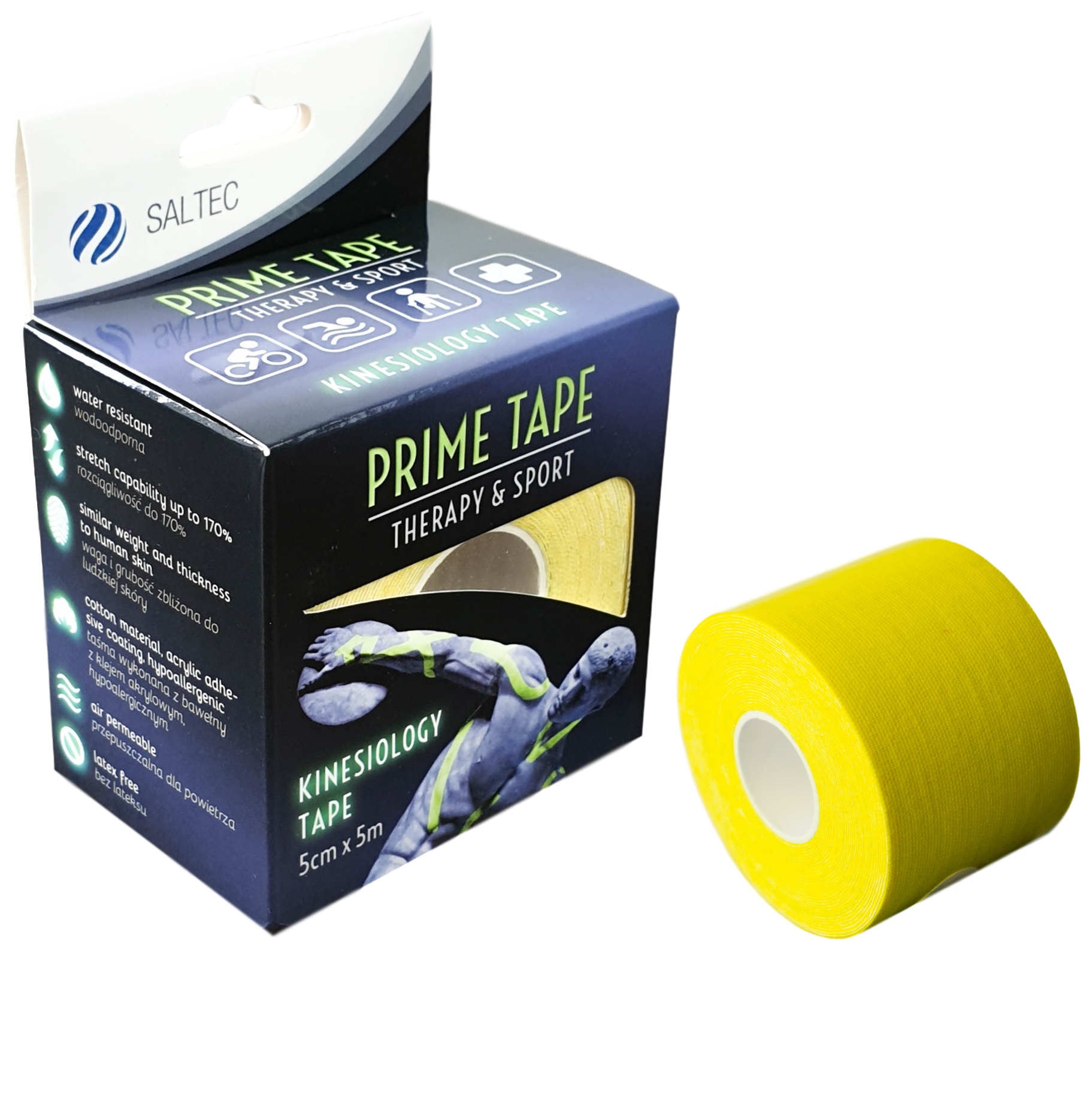 

Kinesio Plastry Kinesiotaping Tejpy Tape Taśma