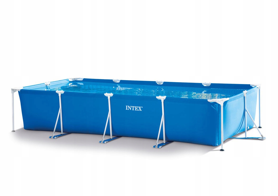 Záhradný bazén s konštrukciou veľký obdĺžnikový 4,5 x 2,2 m Intex 28274