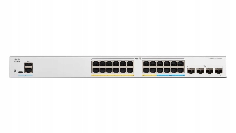 Cisco Catalyst C1300-24MGP-4X łącza sieciowe Zarządzany L2/L3 Obsługa PoE