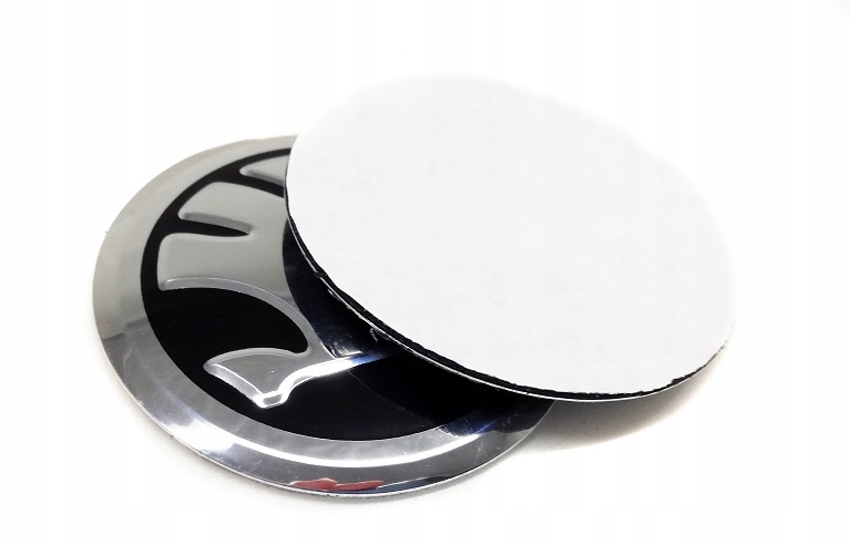 

wypukłe aluminiowe naklejka emblemat do Skoda 56mm