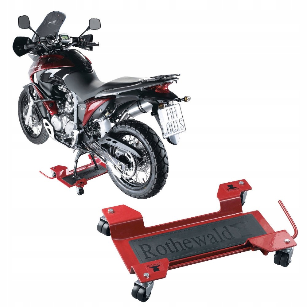 Vozík Hever Motocyklový Stojan Rothewald pro posouvání motocyklu v centru