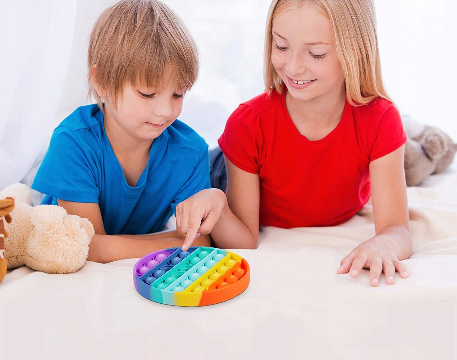 PUSH BUBBLE POP IT ZABAWKA ANTYSTRESOWA BĄBELKI Rodzaj gniotki