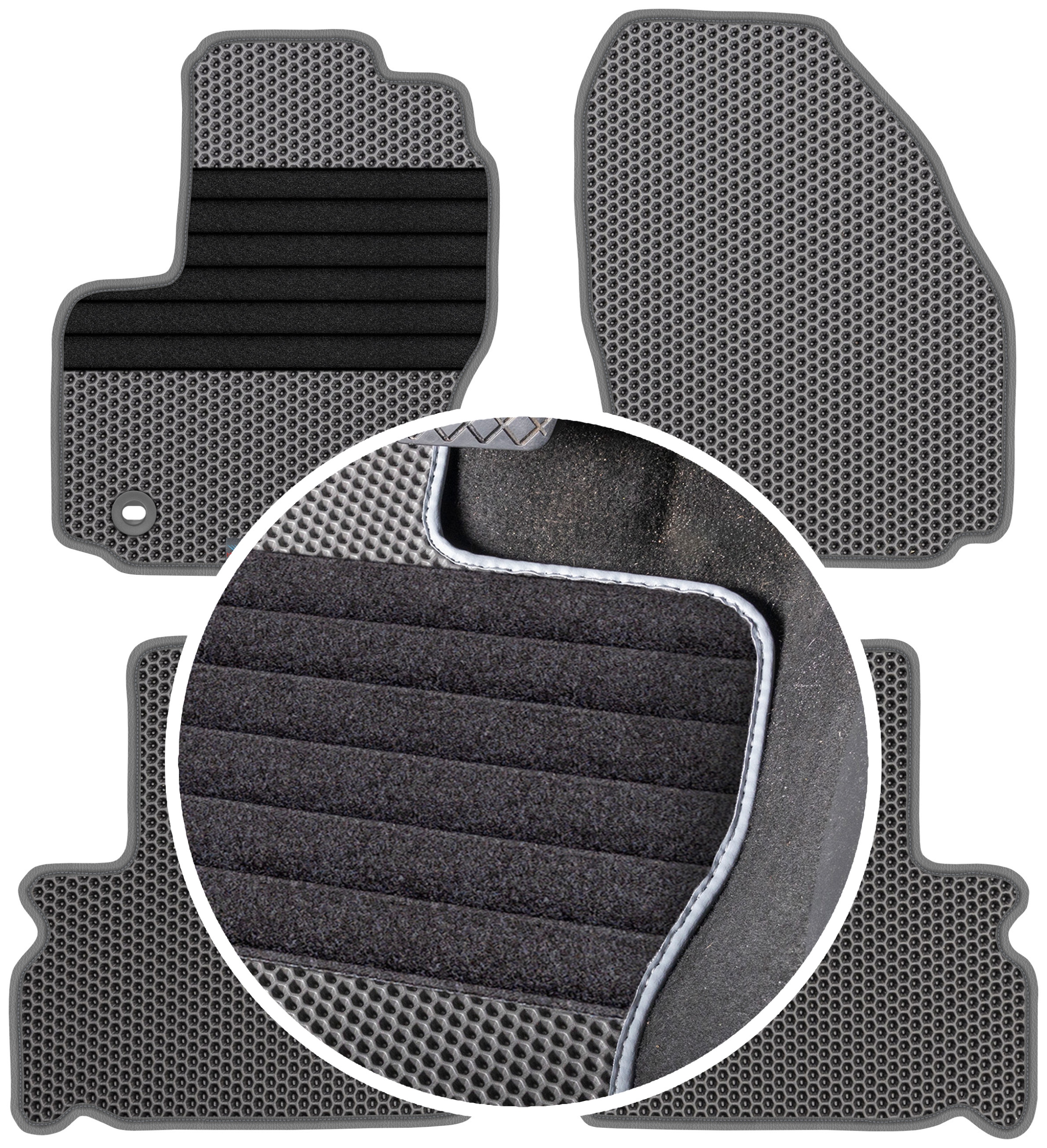 Ford Galaxy II 5os 2006-2010 Gumové stierače do auta Eva