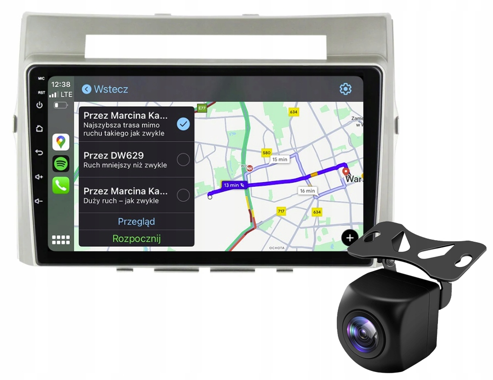 Toyota Corolla Verso Navigace Android Auto Apple Carplay Kamera Bonus