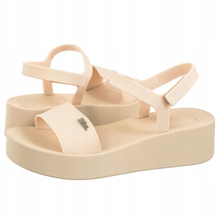 Dámské sandály na platformě Melissa Sun Laguna Platform Béžové