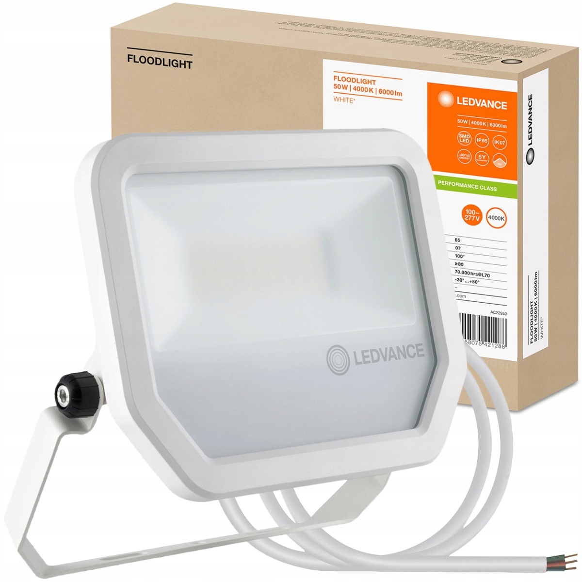 

Naświetlacz Halogen Led 50W 4000K Biały Ledvance
