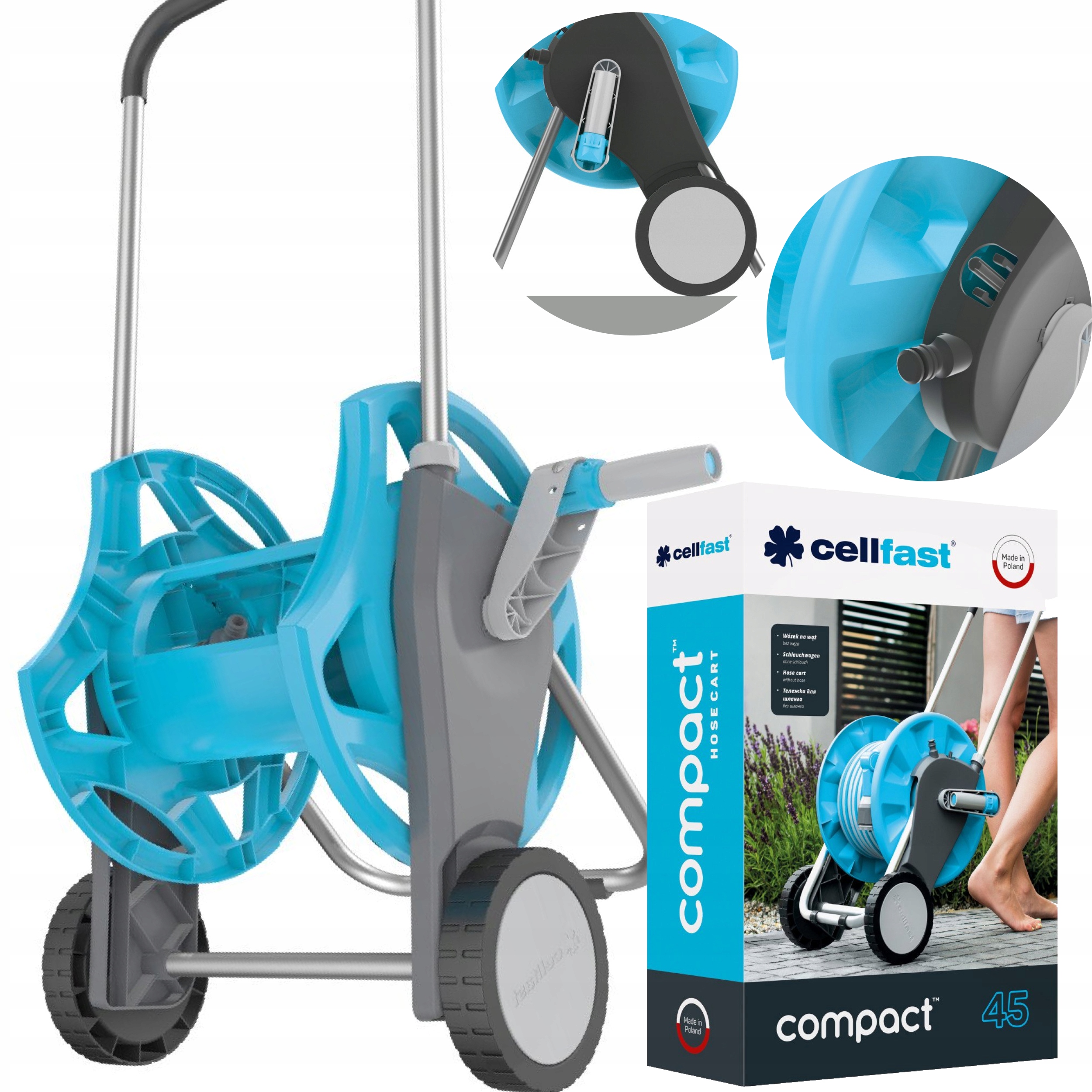 

Wózek Bęben Wa Wąż Ogrodowy Zwijacz 1/2"45m