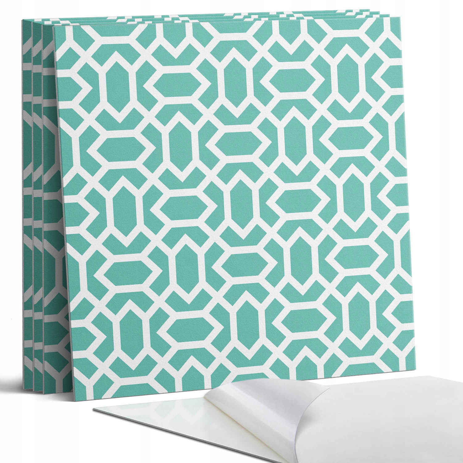 Sada Pvc vinylových dlaždic Stylové tvary v geometrii 4 x 50 x 50 cm
