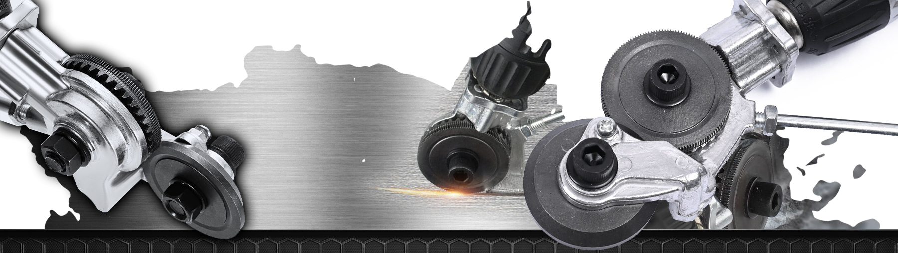 PRZYSTAWKA ADAPTER NOŻYCE DO CIĘCIA BLACHY NA WIERTARKĘ BLACH WIERTARKI Maksymalna grubość ciętego materiału 0.8 mm