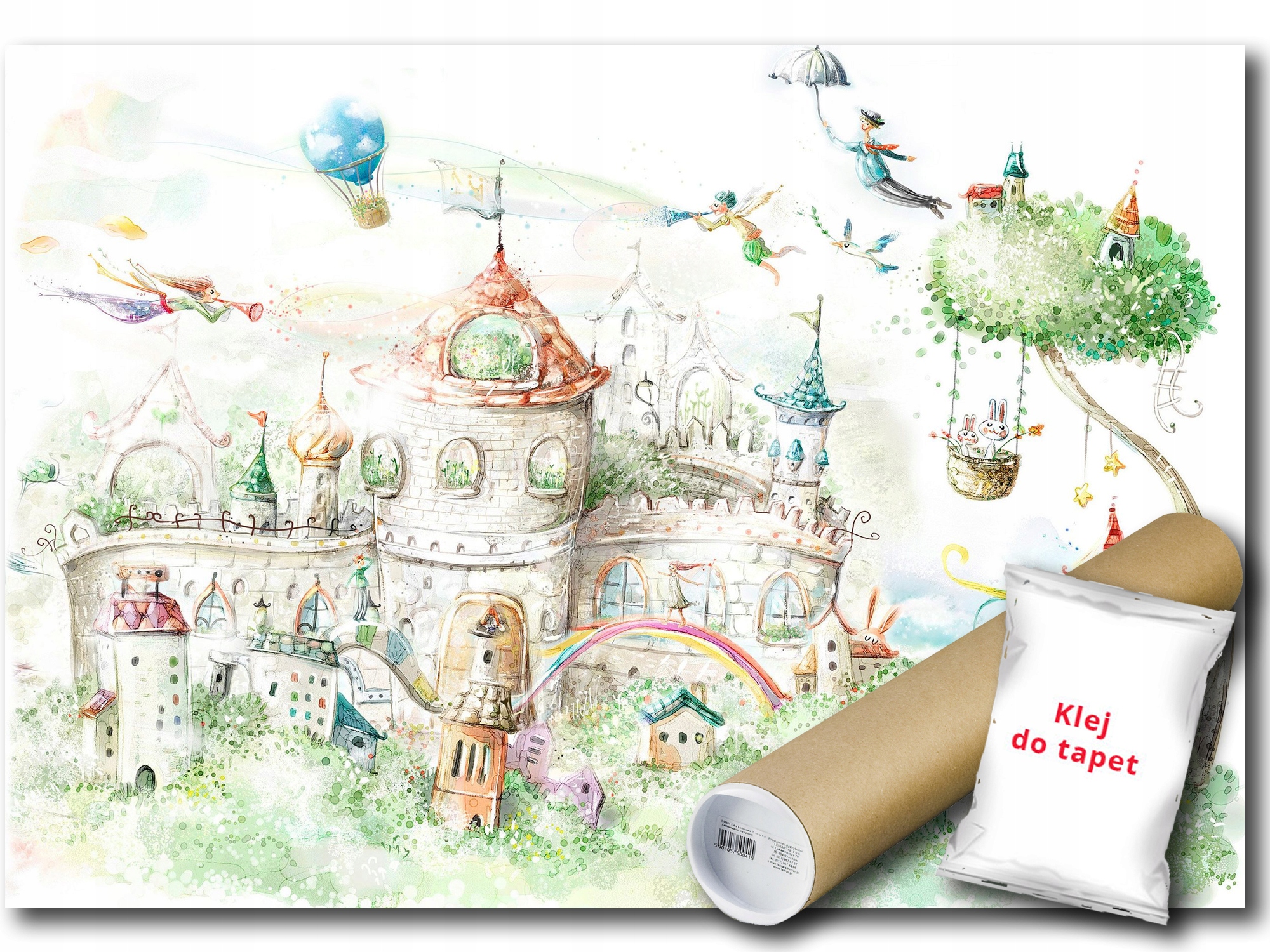 VINYLOVÁ FOTOTAPETA DETI MESTO ZÁMOK PALÁC ROZPRÁVKA OBRÁZOK 312x219 ...