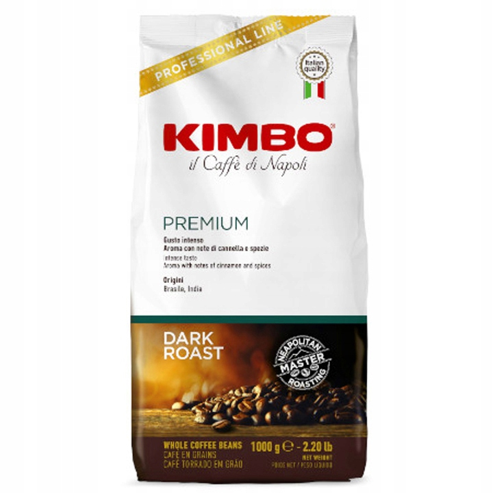 Kawa ziarnista mieszana Kimbo Espresso Bar Premium 1kg