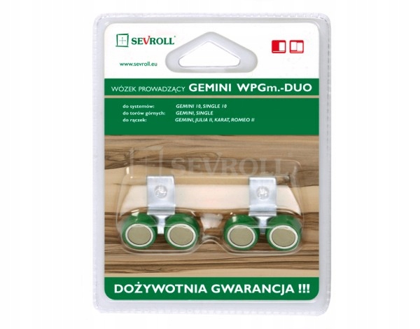 

Sevroll Wózek prowadzący Gemini WPGm.-DUO symetryc