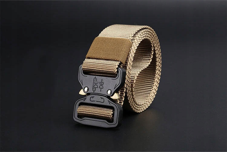 PAS Pasek TAKTYCZNY MILITARNY WOJSKOWY SURVIVAL QR QUICK RELEASE COYOTE Marka bez marki