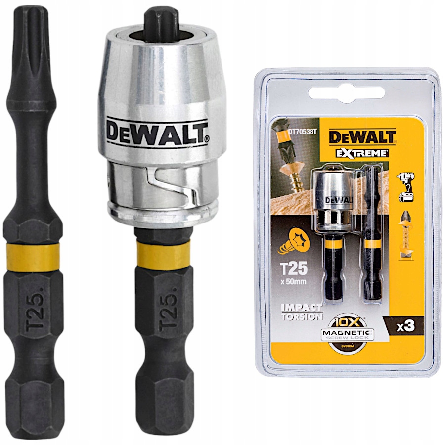 

Dewalt Bity udarowe Torx T25 50mm 2szt DT70538T