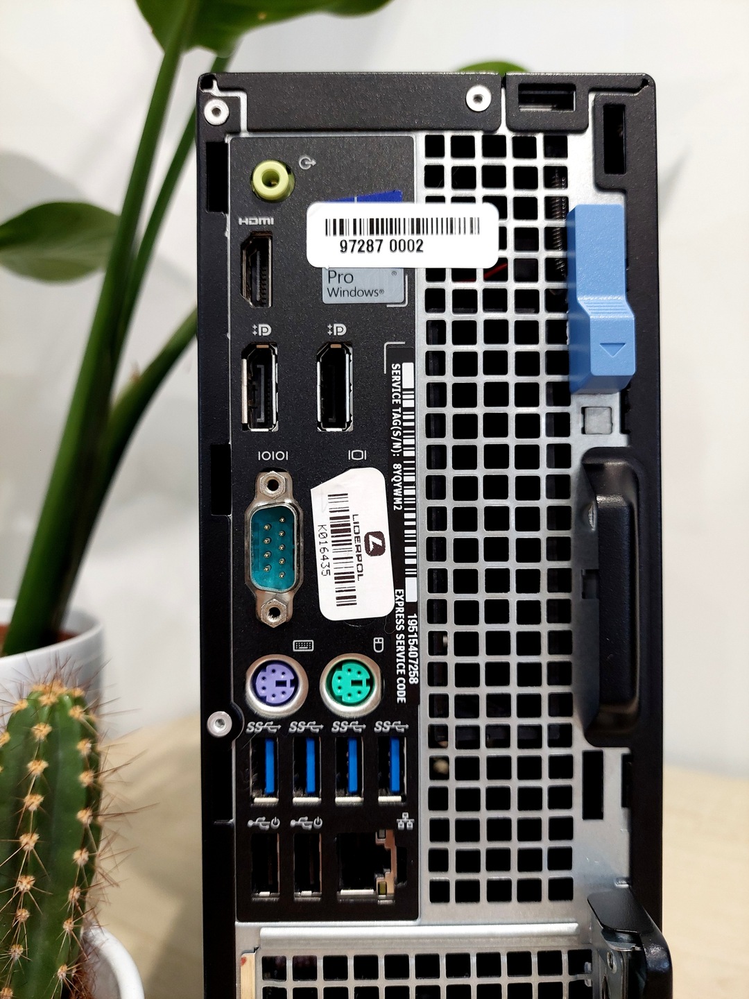 PC komputer Dell 7050 i3-6100 8GB DDR4 240SSD HD 530 Win10 HDMI DP czarny Wielkość pamięci RAM 8 GB