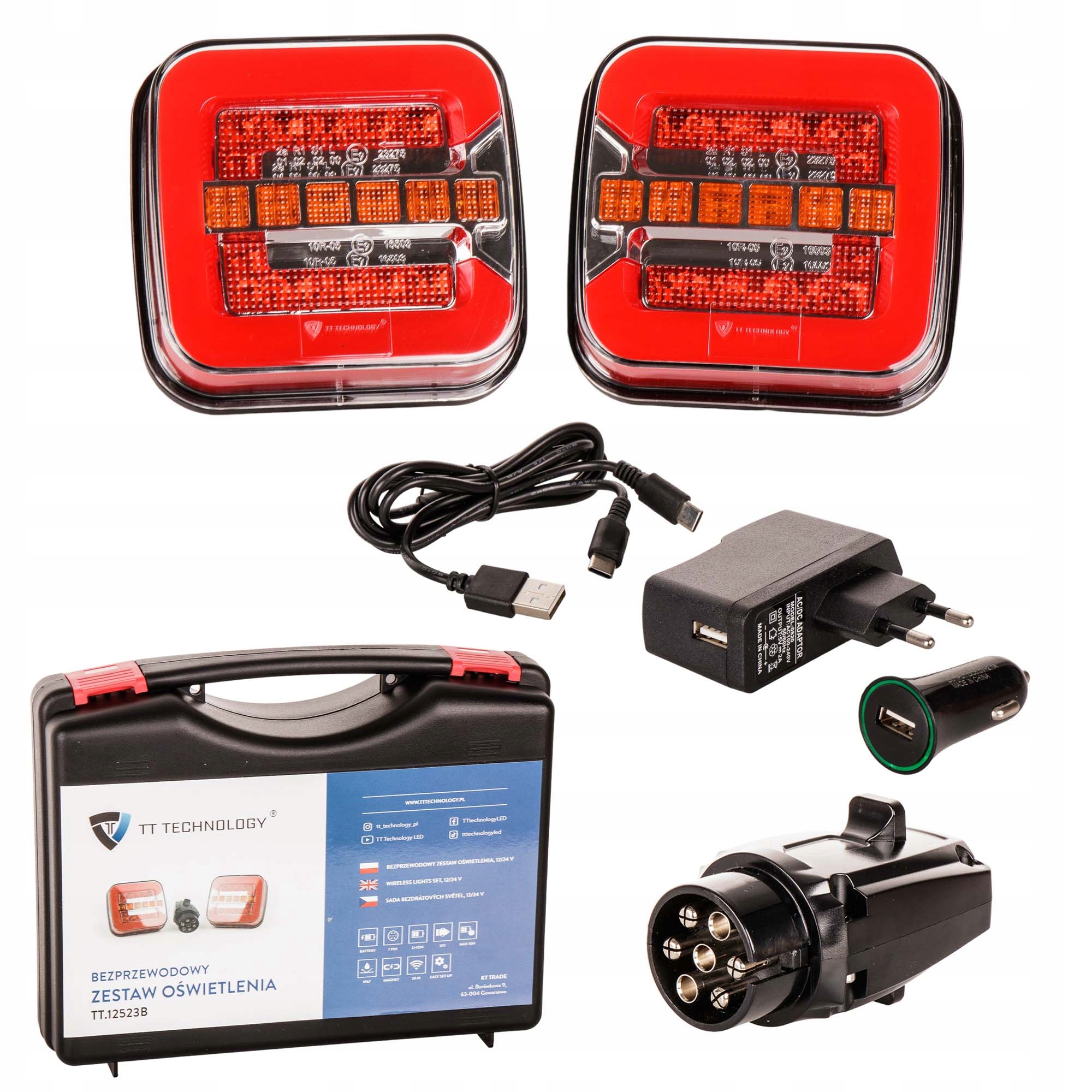 Lampy Bezprzewodowe LED Magnes Dynamiczny Kierunek