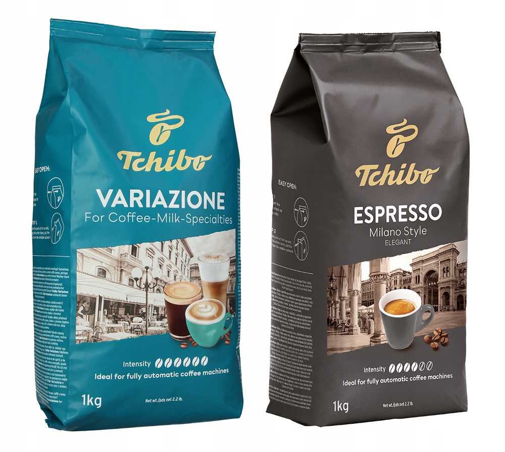 Kawa ziarnista Tchibo Variazione Milano (zestaw degustacyjny) 2kg
