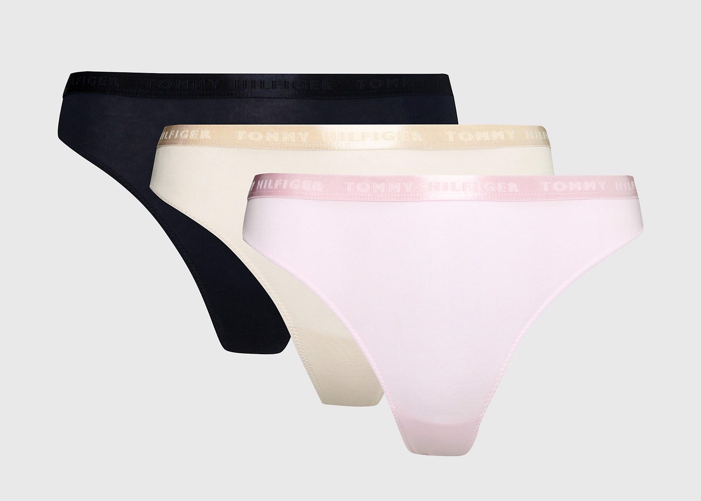 Tanga Tommy Hilfiger UW0UW04480 Xs, 3 ks