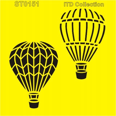 Szablon 151 do decoupage scrap balon