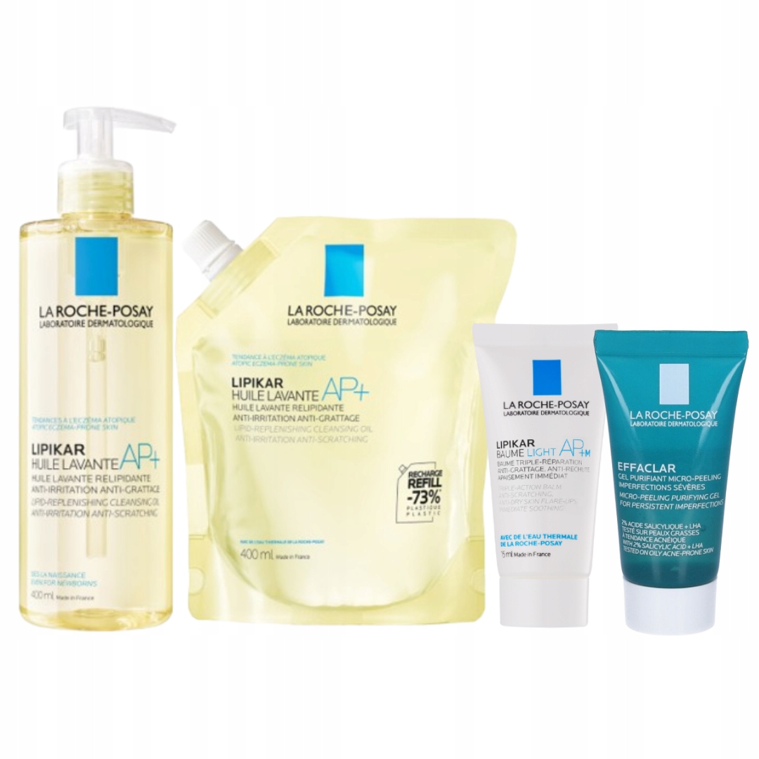 Olejek myjący La Roche-Posay Lipikar Oil Ap+ skóra atopowa 400 ml Refill