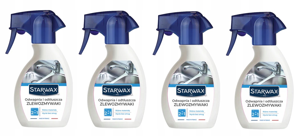 Levně 4x Starwax Odvápňuje A Odmašťuje Dřezy 250 ML