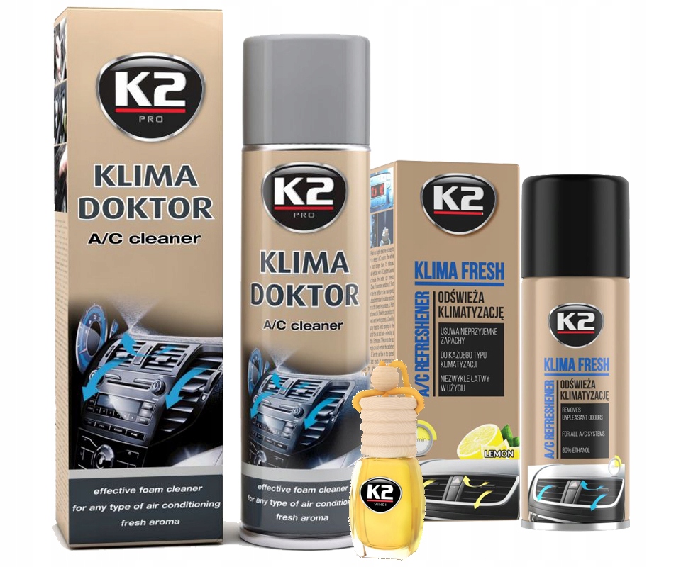 K2 ZESTAW DO CZYSZCZENIA ODGRZYBIANIA KLIMATYZACJI