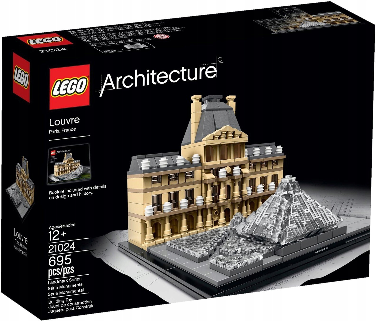 Lego Architecture 21024 Louvre (Louvre) Nové