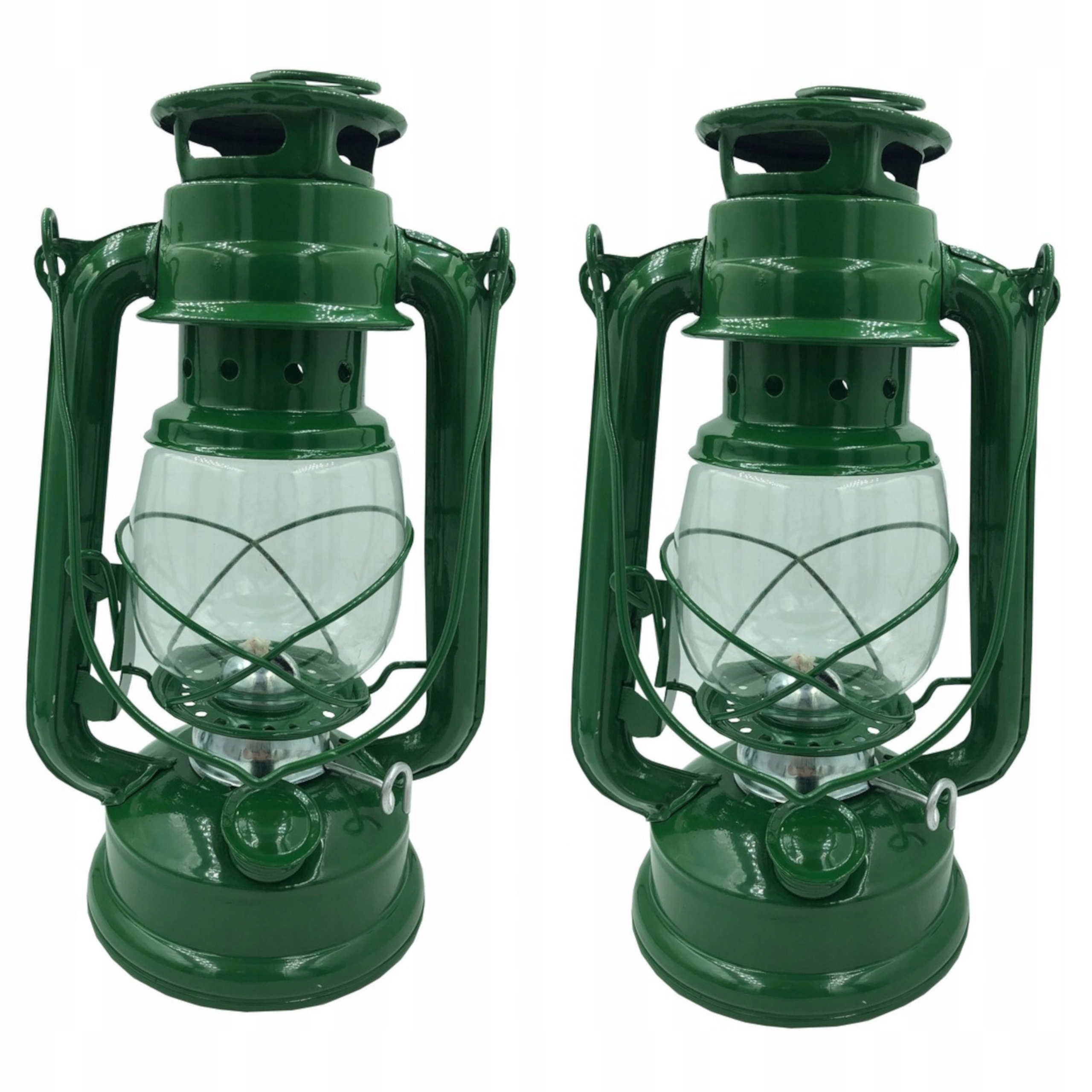 

2x Lampa Naftowa Olejowa 24cm latarnia Komplet