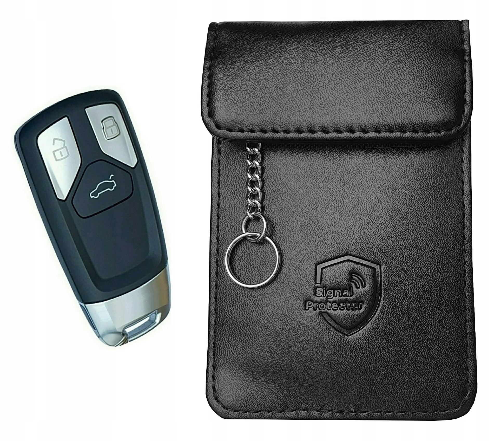 KLATKA FARADAYA ЧЕХОЛ ЧЕХОЛ КЛЮЧИ КЛЮЧ КЛЮЧИ KEYLESS БЛОК RFID фото 1