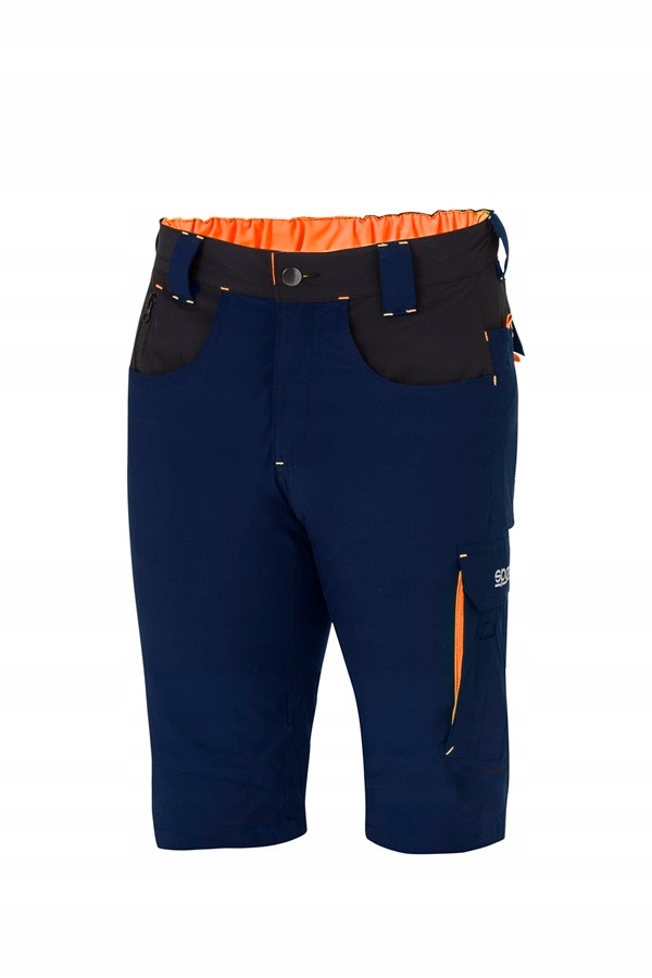 Šortky Sparco Light Tech Teamwork modro-oranžové veľ. XL