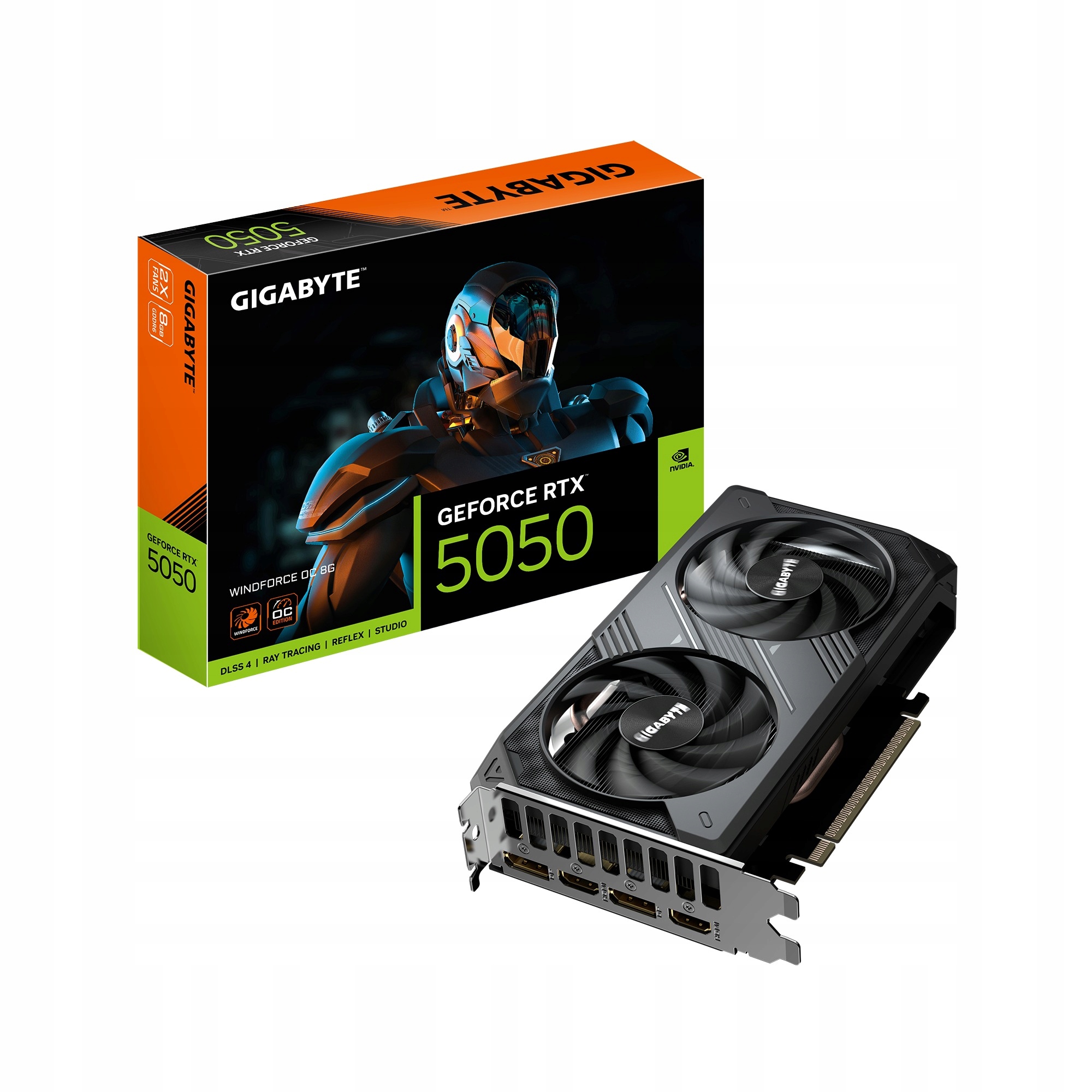 Gigabyte GeForce Rtx 5050 WINDFORCE/OC/8GB/GDDR6