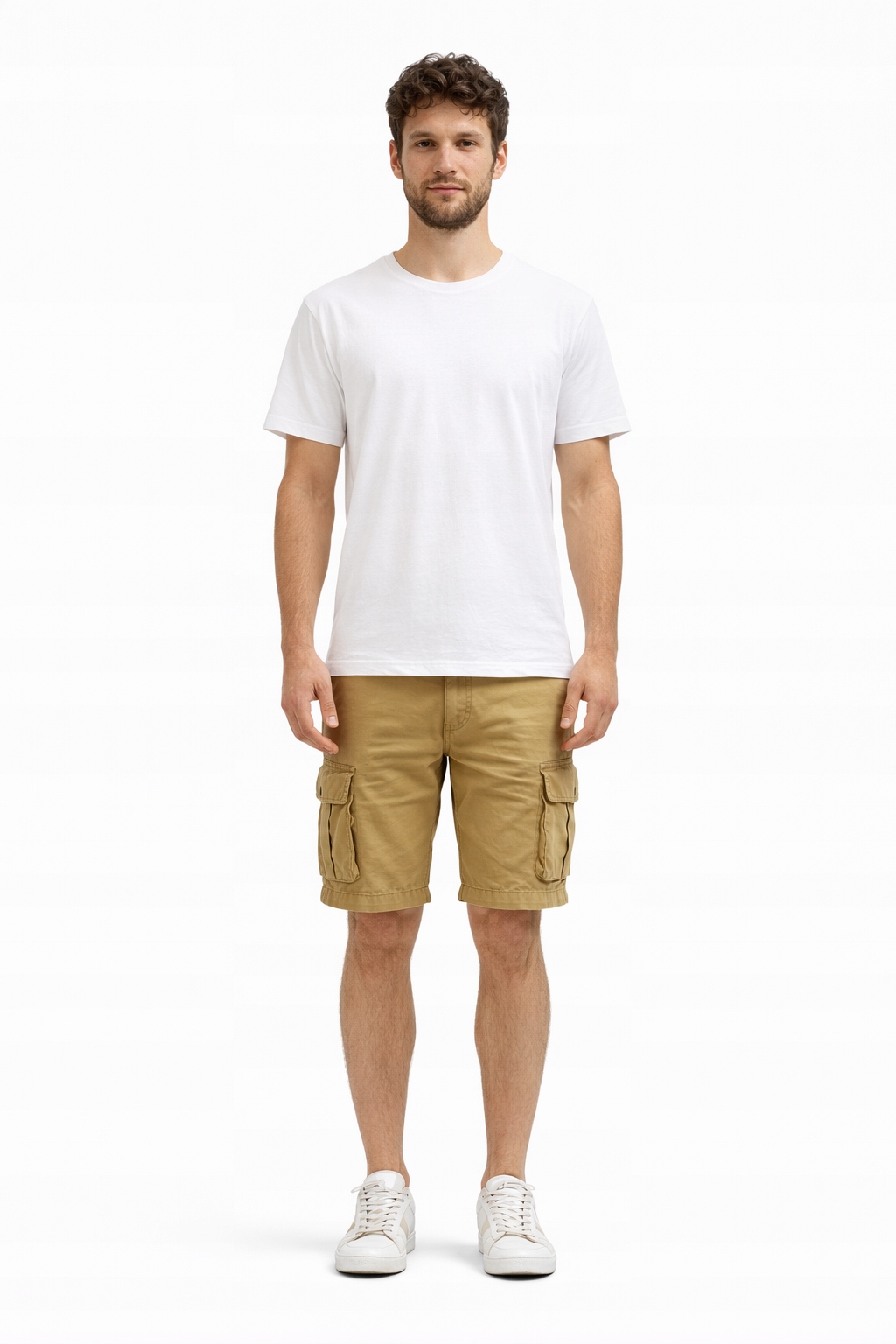 Alpha Industries Kraťasy Béžové Kapsáče Casual 33 I2A