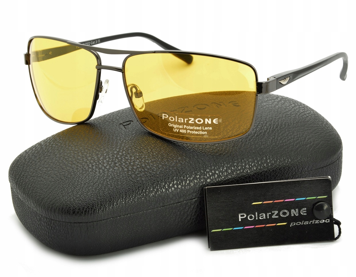 OKULARY DLA KIEROWCÓW POLARZONE POLARYZACYJNE 96Y-1 + ETUI