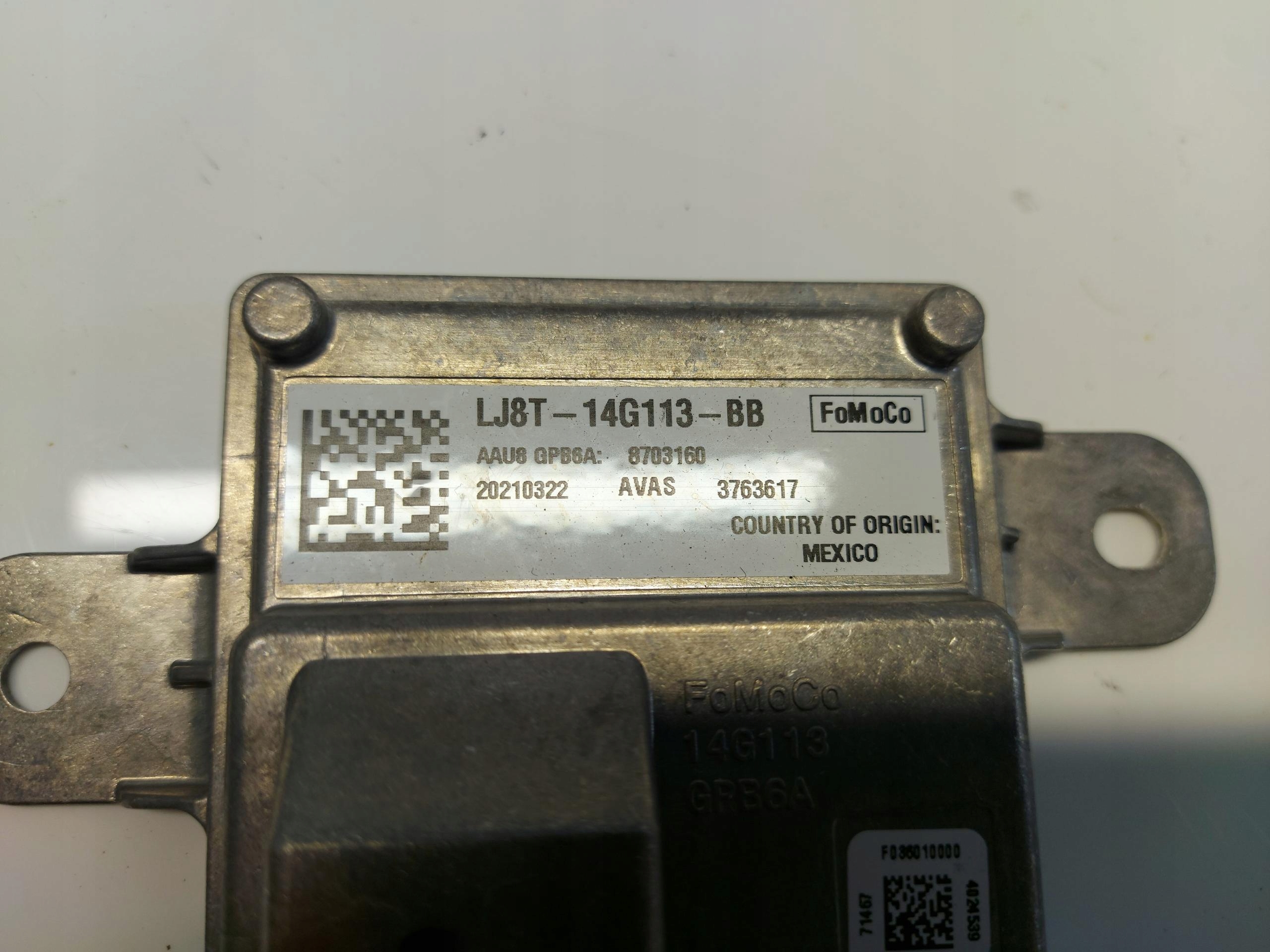 Ford Mustang Mach-E module control unit LJ8T-14G113-BB