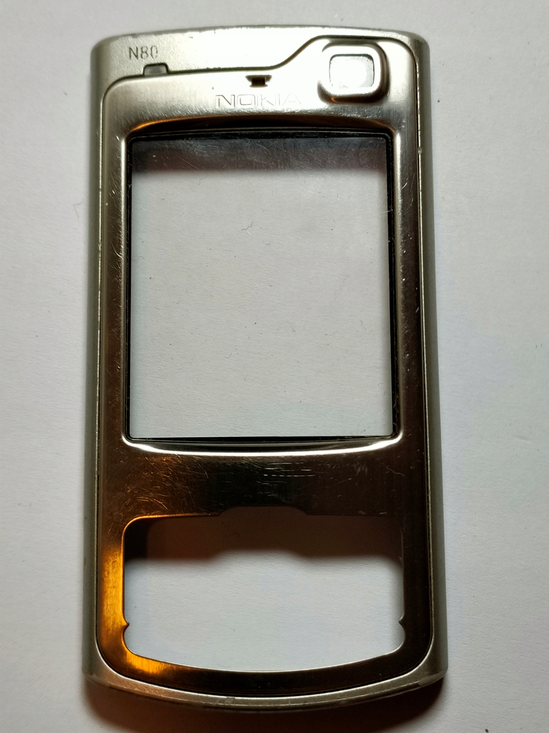 Oryginalna Używana obudowa przednia Nokia N80